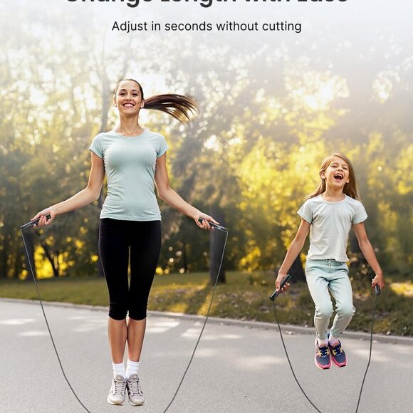 Cordless Jump Rope, Weighted Jump Rope with Counter - Picture 6 of 7